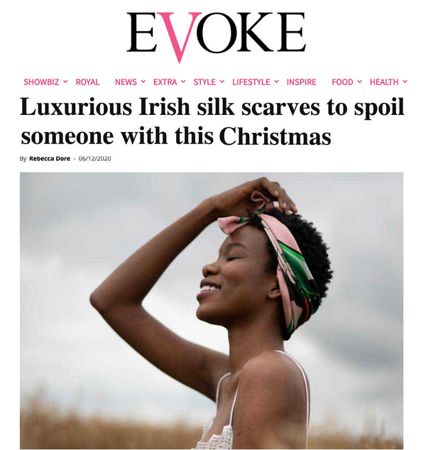 EVOKE - Luxurious Irish silk scarves