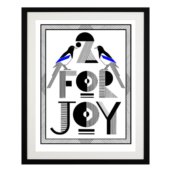 2 FOR JOY-MAGPIE GICLEE PRINT