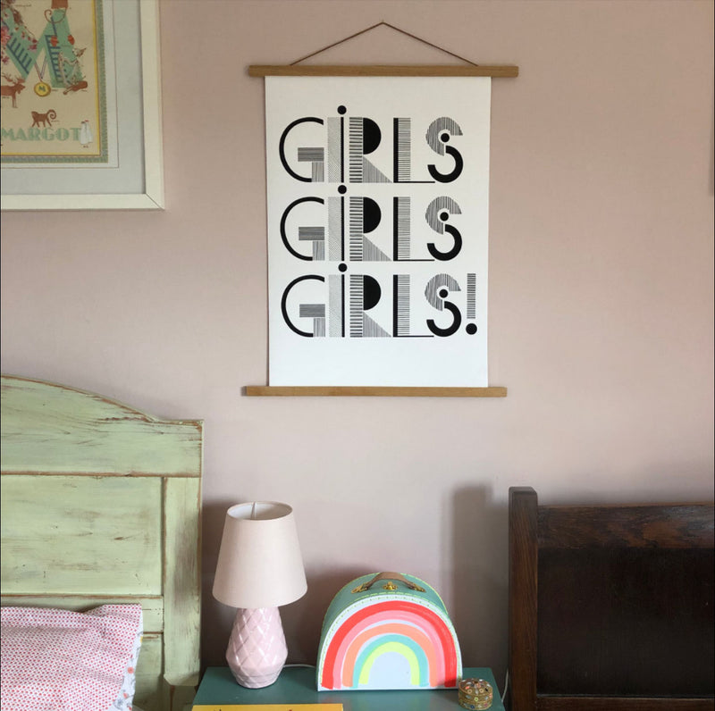 "GIRLS GIRLS GIRLS" Giclée Print