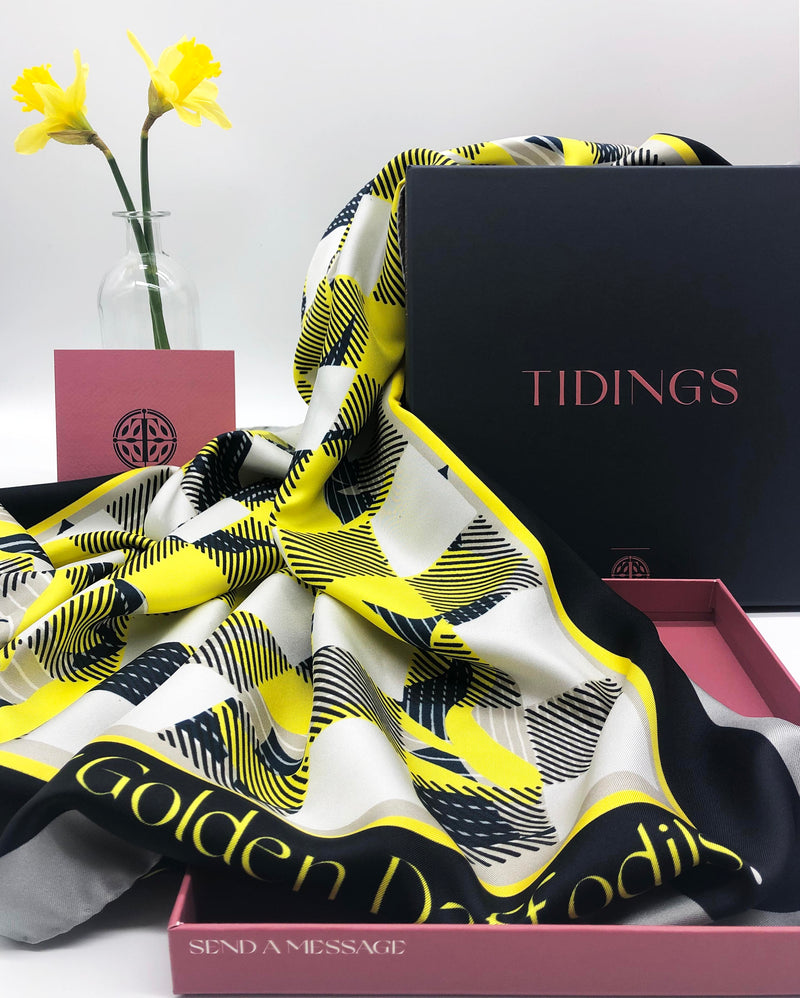 A host of Golden Daffodils - Tidings Scarves