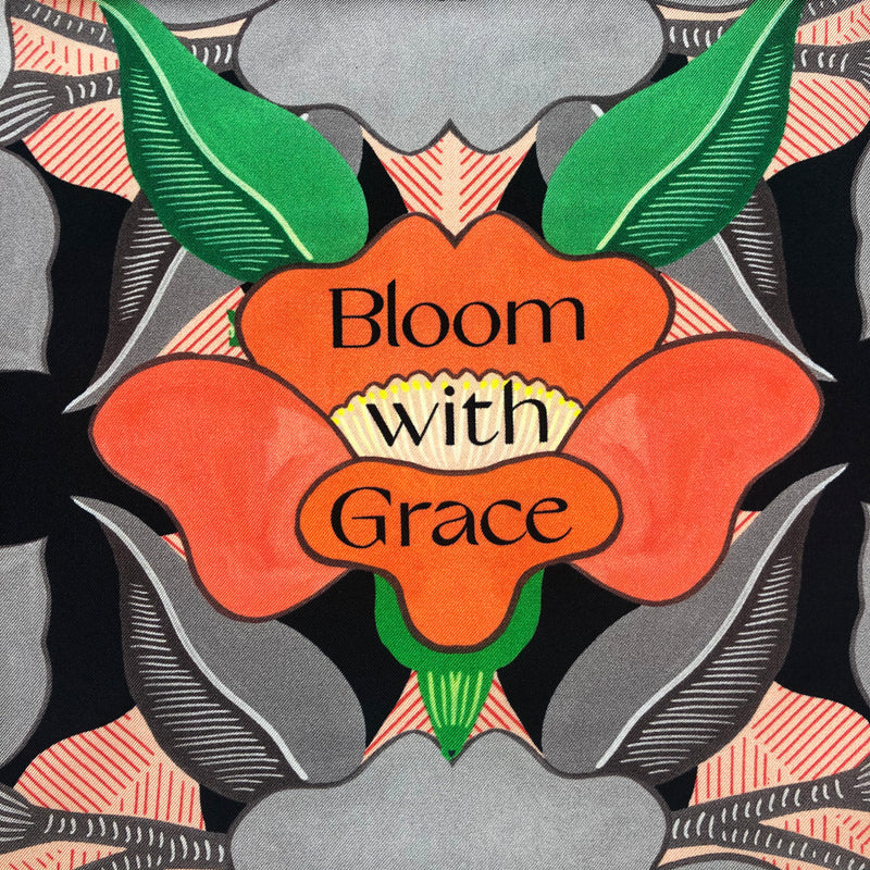 BLOOM WITH GRACE - SUN-KISSED REDS - Tidings Scarves