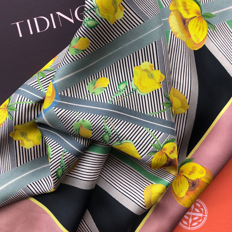 CHIN UP - PINK - Tidings Scarves
