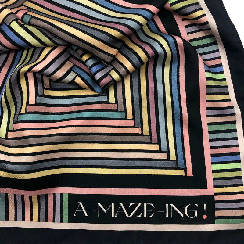 A-MAZE-ING-large Stripe scarf